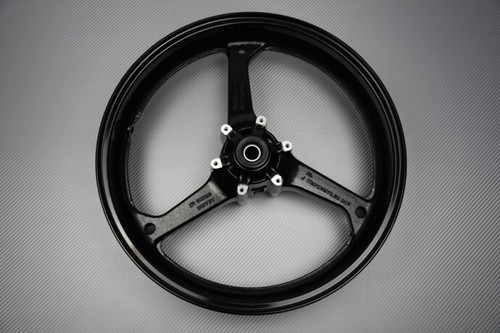 Black front wheel rim - front,