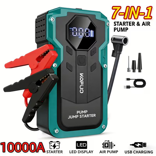 Jump starter battery booster - jump,
