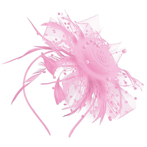 Fascinators hat flower - fascinators,