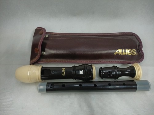 Aulos recorder flute with - aulos,