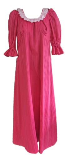 Vintage long dress cerise - vintage,