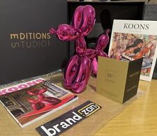 JEFF KOONS Balloon Dog L Pink Editions Studio Art Balloon COA Balloon Bansky Pop