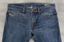 Mens Diesel Thavar Slim Skinny Blue Jeans  W32 L28 Wash 008YG