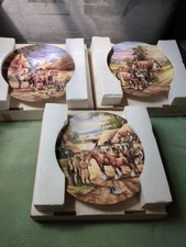 3 Wedgwood Plates Boxed Chris Howells 20cm