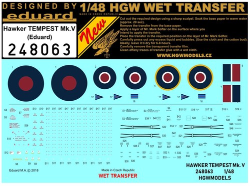 Hgw 248063 hawker tempest - 248063,