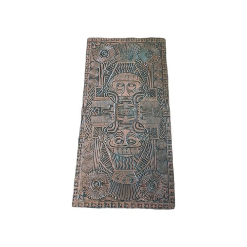 Aztec design copper topped - aztec,