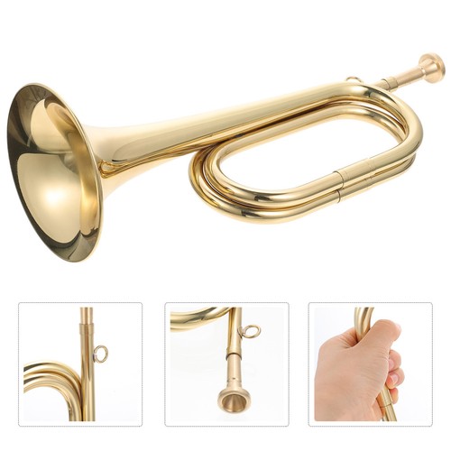 Copper trumpet vintage child - trumpet,