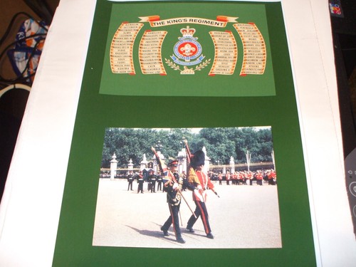 The kings regiment honours - the,