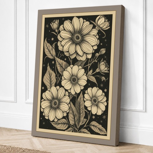 Daisy study botanical - daisy,