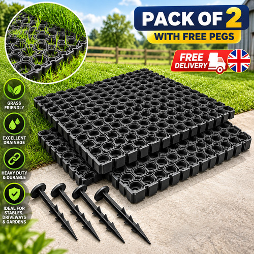 Heavy duty rubber grass mats - heavy,
