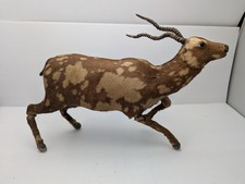 Vintage Handcrafted Real Animal Skin Antelope. 