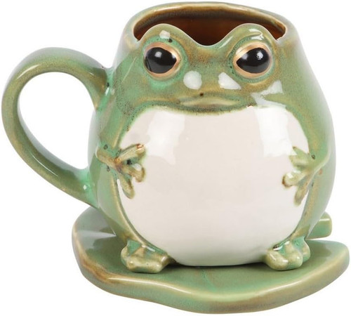 Quirky frog shaped mug - quirky, frog-shaped