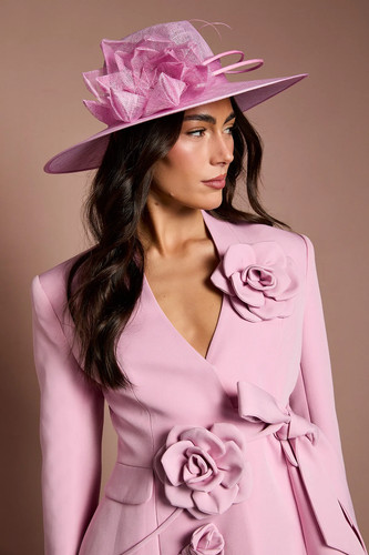 Coast pink fascinator - fascinator, womens