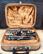 Vintage Clarinet Corton In Original Case Musical Instrument