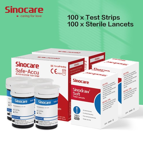 Sinocare 100x diabetic blood - sinocare,