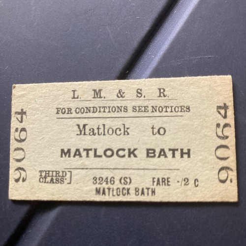 Railway ticket lmsr - railway., ticket,