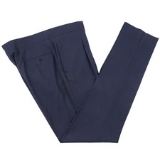 Sartorio by Kiton Navy Blue Subtle Woven Wool Dress Pants 33 (Eu 48) New