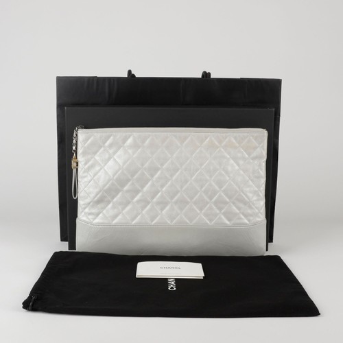 Chanel large white calf - chanel,