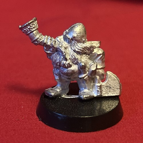 Drunken dwarf with horn - dwarf,