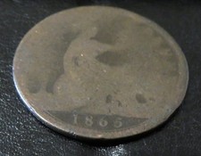 1865 Victoria Bunhead Penny