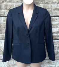 Ladies Next Tailoring Lined Long Sleeve Wool Blend Blazer Jacket  UK 16