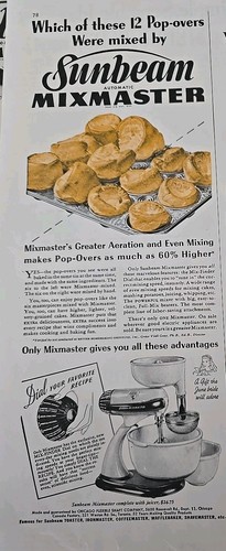 1941 sunbeam mixmaster mixer - mixmaster,