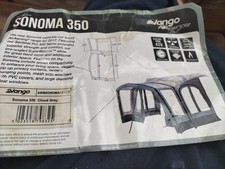 Vango Sonoma Air Awning. Plus Ground Sheet. 350
