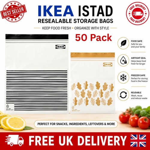 Ikea istad pack resealable - 50,