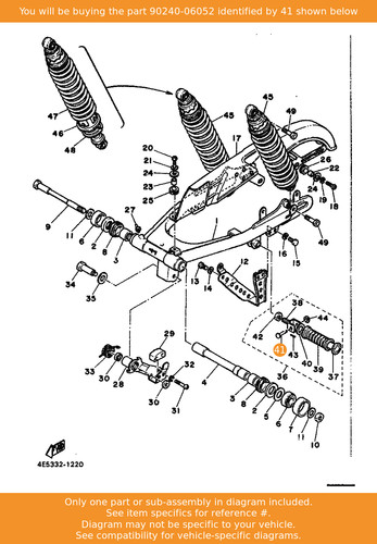 Yamaha pin clevis - yamaha, pin,