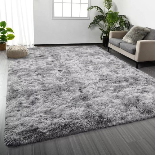 Fluffy rugs large shaggy rug - rugs,