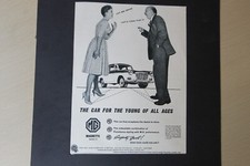 Original 1962 magazine advert: MG MAGNETTE Mk3, FARINA frame-ready wall-art 