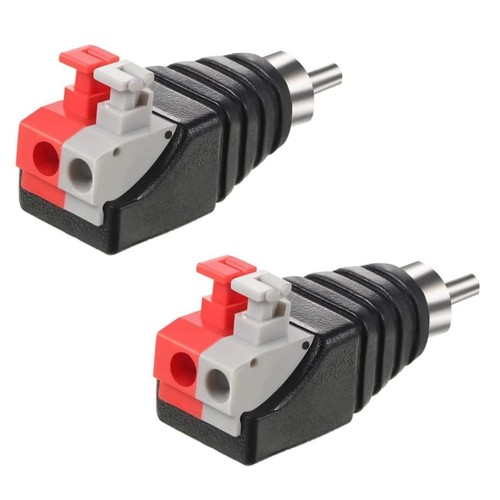 Rca speaker wire adapters 2 - speaker,