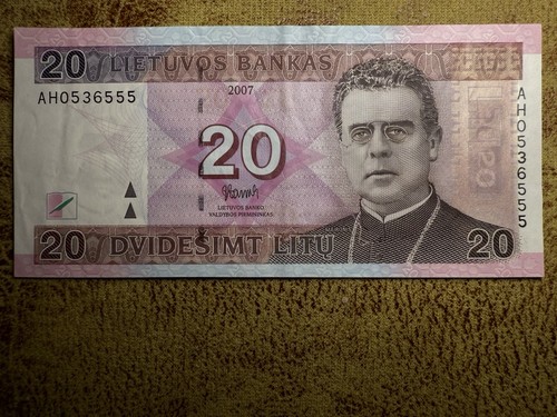 Lithuania litu banknote - lithuania,