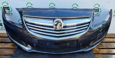 2014 VAUXHALL INSIGNIA COMPLETE FRONT BUMPER IN BLACK WITH GRILLES (SEE PHOTOS)