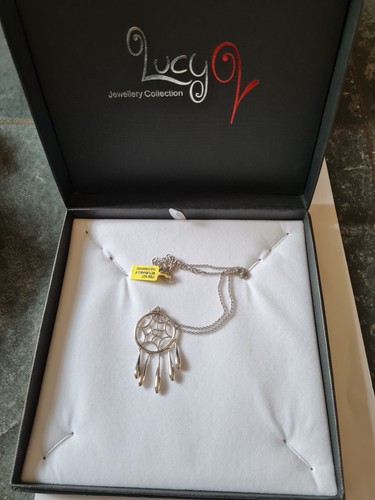 Lucy dream catcher pendant - q,