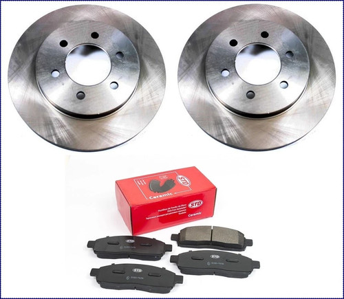 Front ceramic brake pads - brake, +