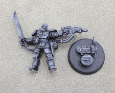40k Astra Militarum metal KASRKIN SERGEANT undercoated  GW Citadel 33630