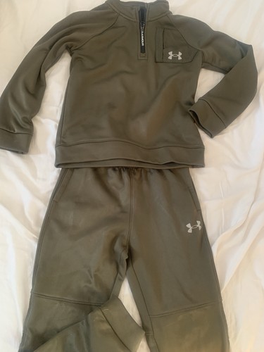 Boys zip under armour khaki - zip,