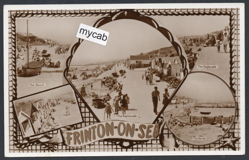 Postcard frinton sea - postcard, nr