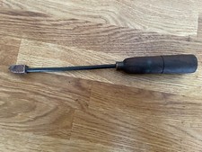 Beautiful Vintage Antique Blacksmith Soldering Iron  Wooden Handle Tool 26 cm 
