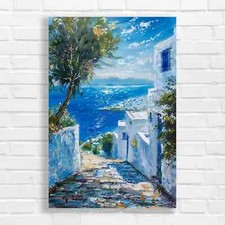 Vibrant Mediterranean Seaside