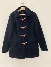 Jouie Jouie  Duffle Coat Wool Blend Women's Size M Navy Lined Removable Hood
