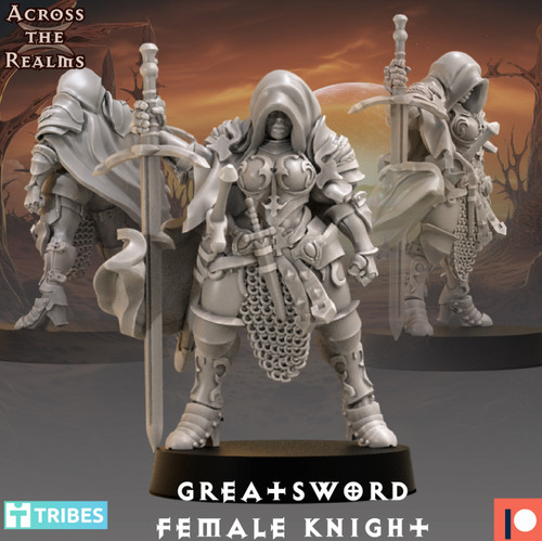 Greatsword female knight - greatsword,