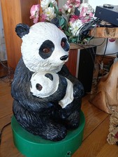 Vintage Charity Money Collection Box WWF Giant Panda Piggy Bank Large