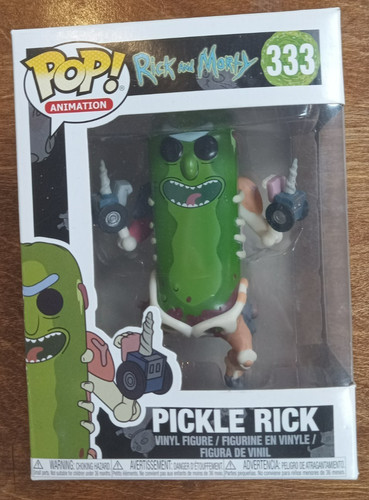 Funko pop pickle rick 333 - pickle, #333