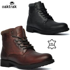 Mens Leather Army Boots