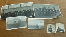 1948 ORIGINAL PHOTOS RAF 16 SQN AND VAMPIRE JETS X 5 LARGEST 10 X 5"