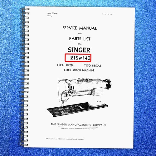 Singer 212w140 sewing machine - singer,
