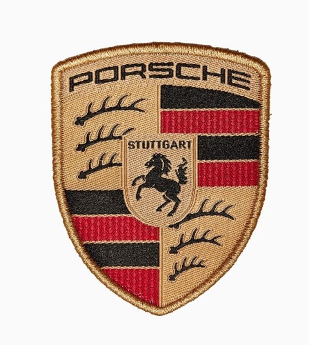 Porsche crest sew - porsche, sew-on