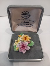 Vintage CEJ Handpainted Bone